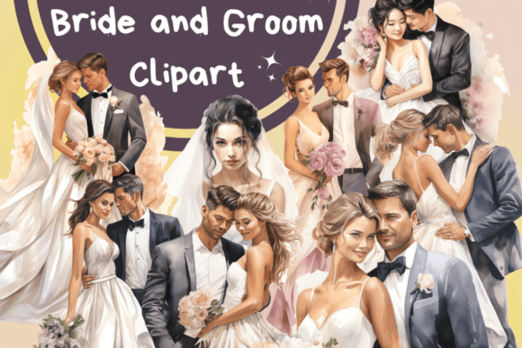 Capturing Romance: The Versatility of Watercolor Wedding Clipart
