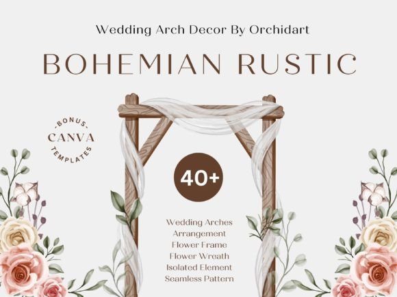 Crafting Enchanting Rustic Moments with Bohemian Wedding Arches