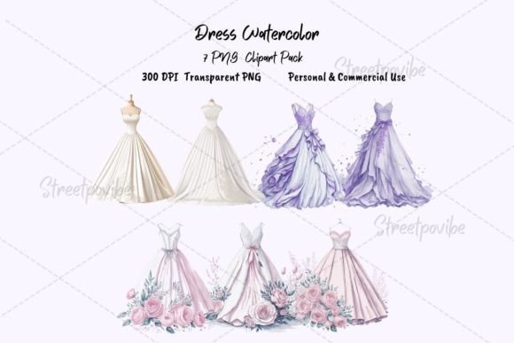 Effortless Elegance: Using Watercolor Wedding Clipart in Your Projects