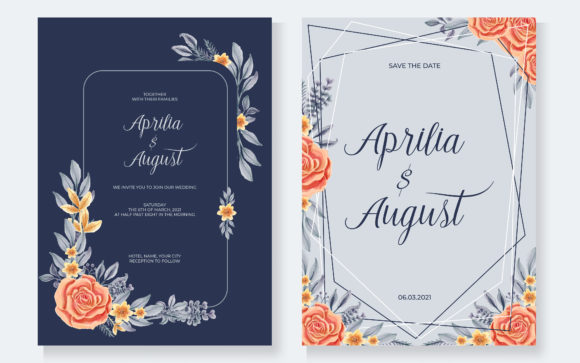 Elegant Soft Floral Wedding Invitation Design Guide