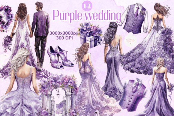 Romantic Purple Hues: Unveiling the Allure of a Lavish Wedding