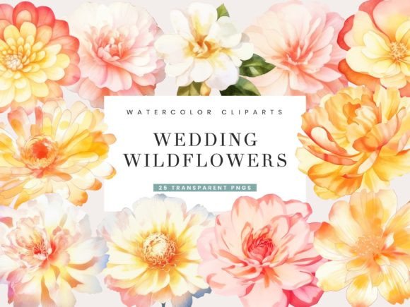 Watercolor Wedding Wildflowers: A Designer's Guide to Floral Graphics