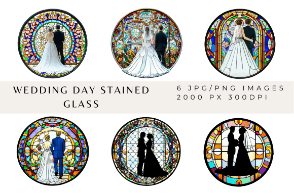 Wedding Day Stained Glass: Capturing Romance in Light and Color